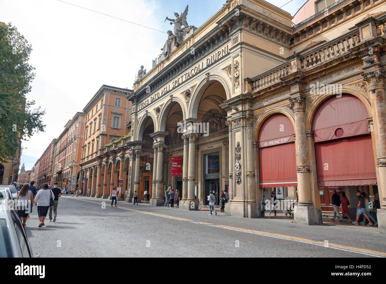 Die Arena del Sole ich, historische Theater in Bologna, Italien, Europa Stockfoto