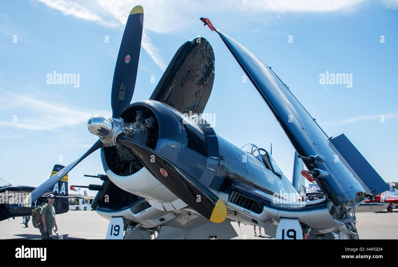 Corsair-Jagdflugzeug Stockfoto