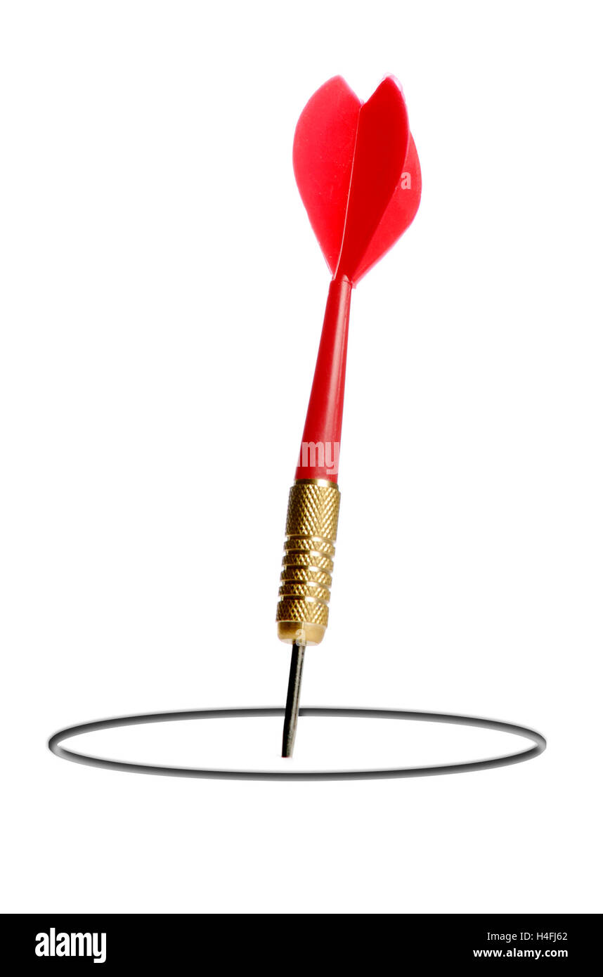 trifft ein Ziel Geschäftskonzept Stockfoto