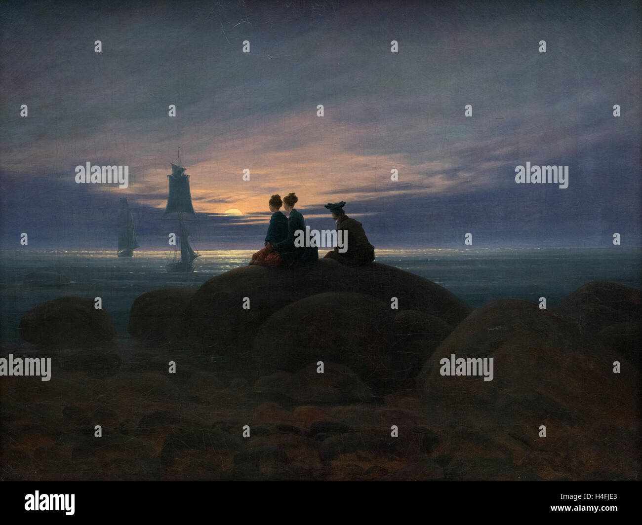 caspar david friedrich mondaufgang am meer