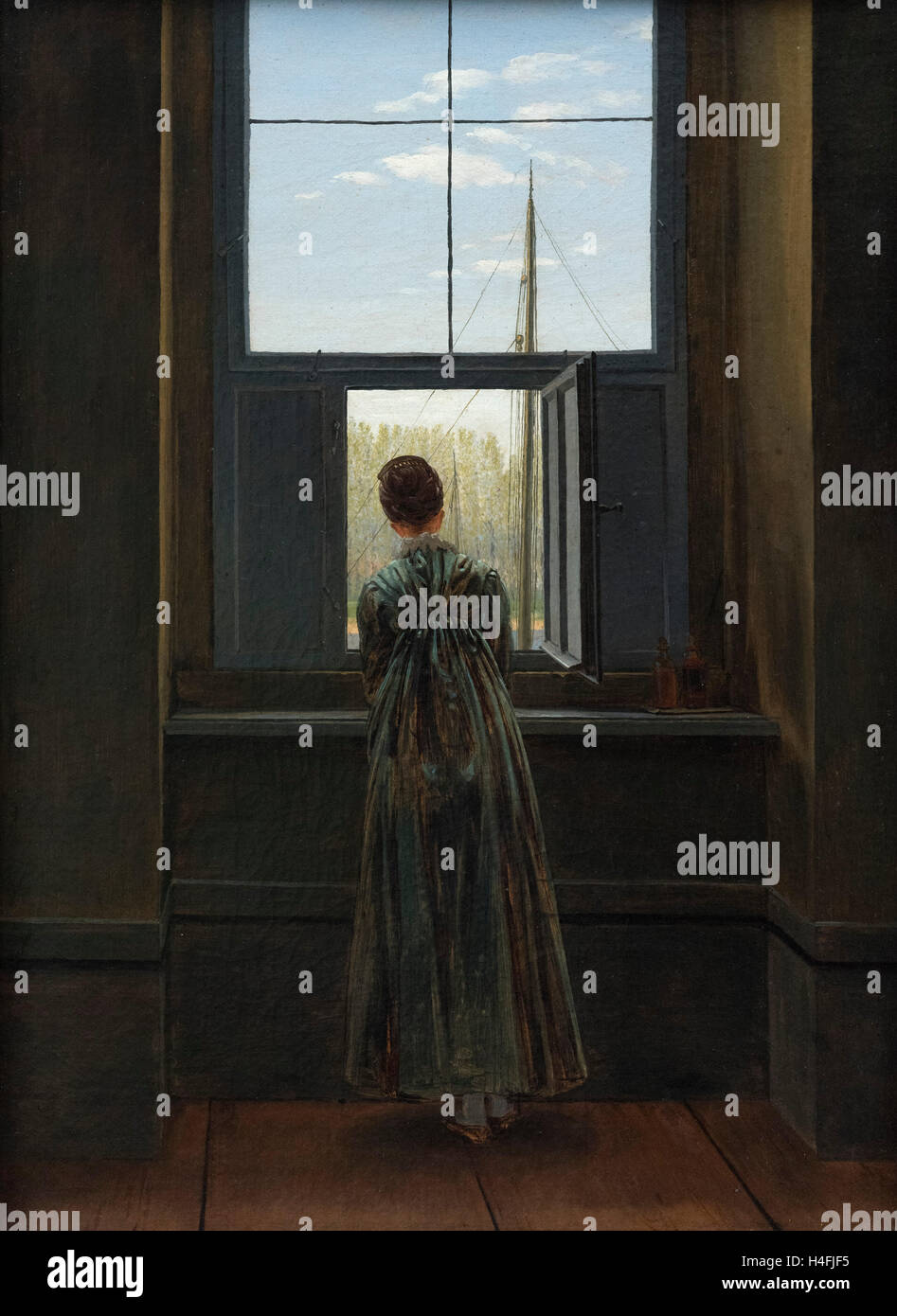 Caspar david friedrich frau am fenster -Fotos und -Bildmaterial in