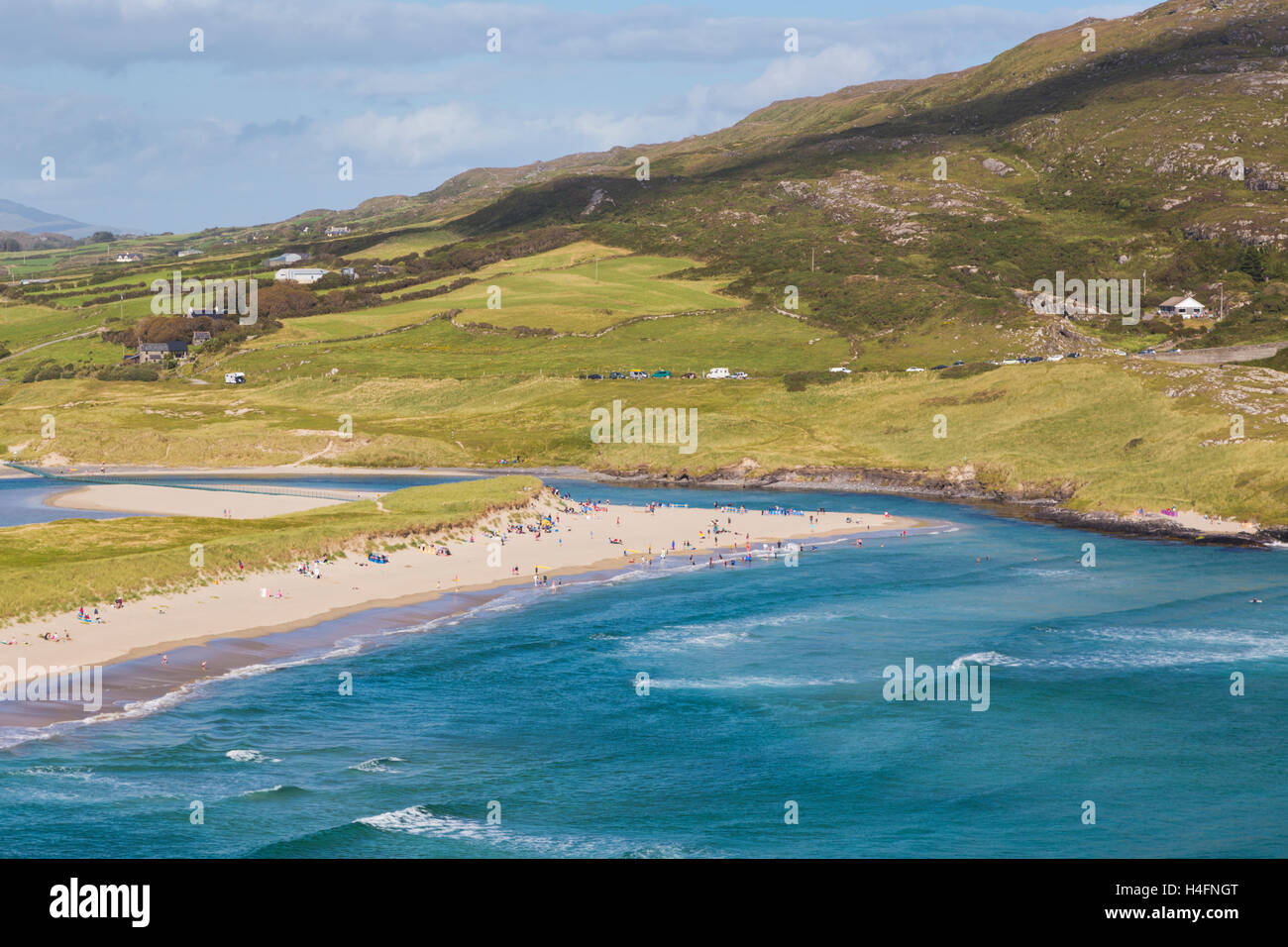 Barleycove Strand, aka Barlycove Strand, wilden Atlantikküste, County Cork, Irland.  Eire. Stockfoto