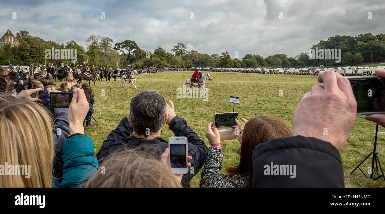 Schlacht von Hastings 950. Jubiläum Historisches Reenactment in East Sussex, UK Stockfoto