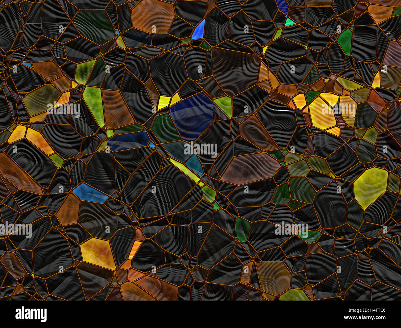 Abstrakte dunkel gebeizt-Glas - Digital generiert Stockfoto