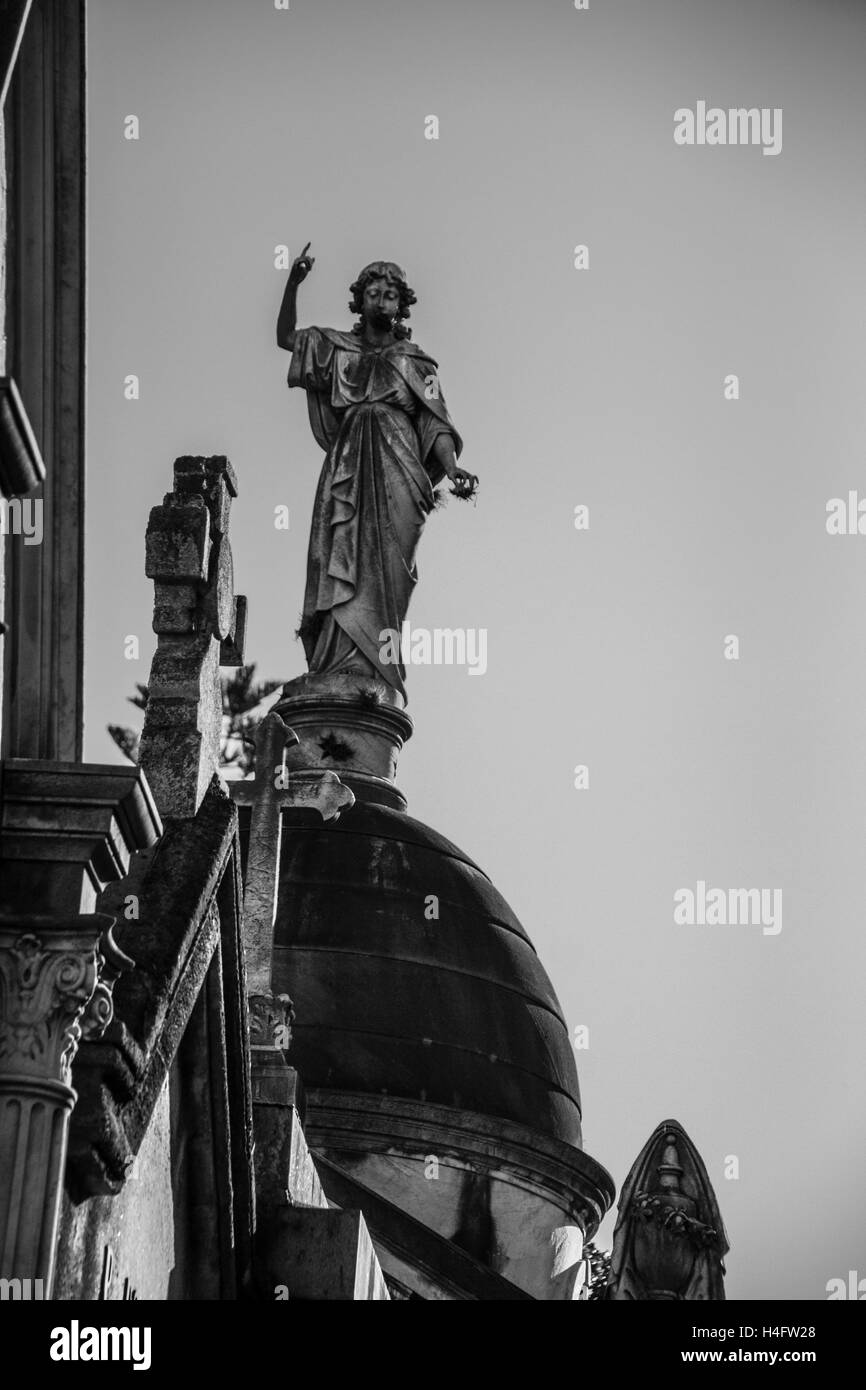 Recoleta Friedhof Stockfoto