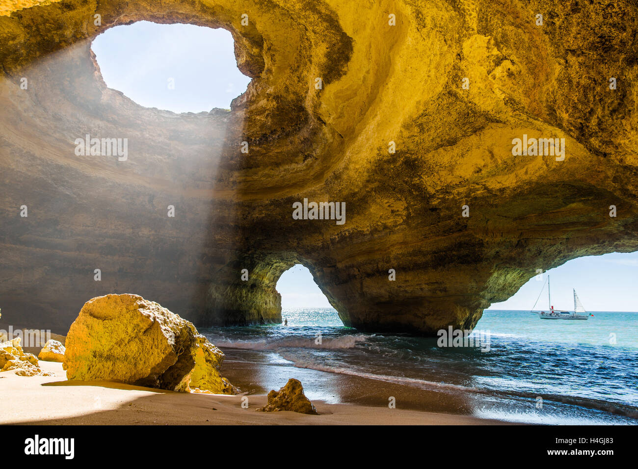 Benagil Höhle. Portugal Stockfoto