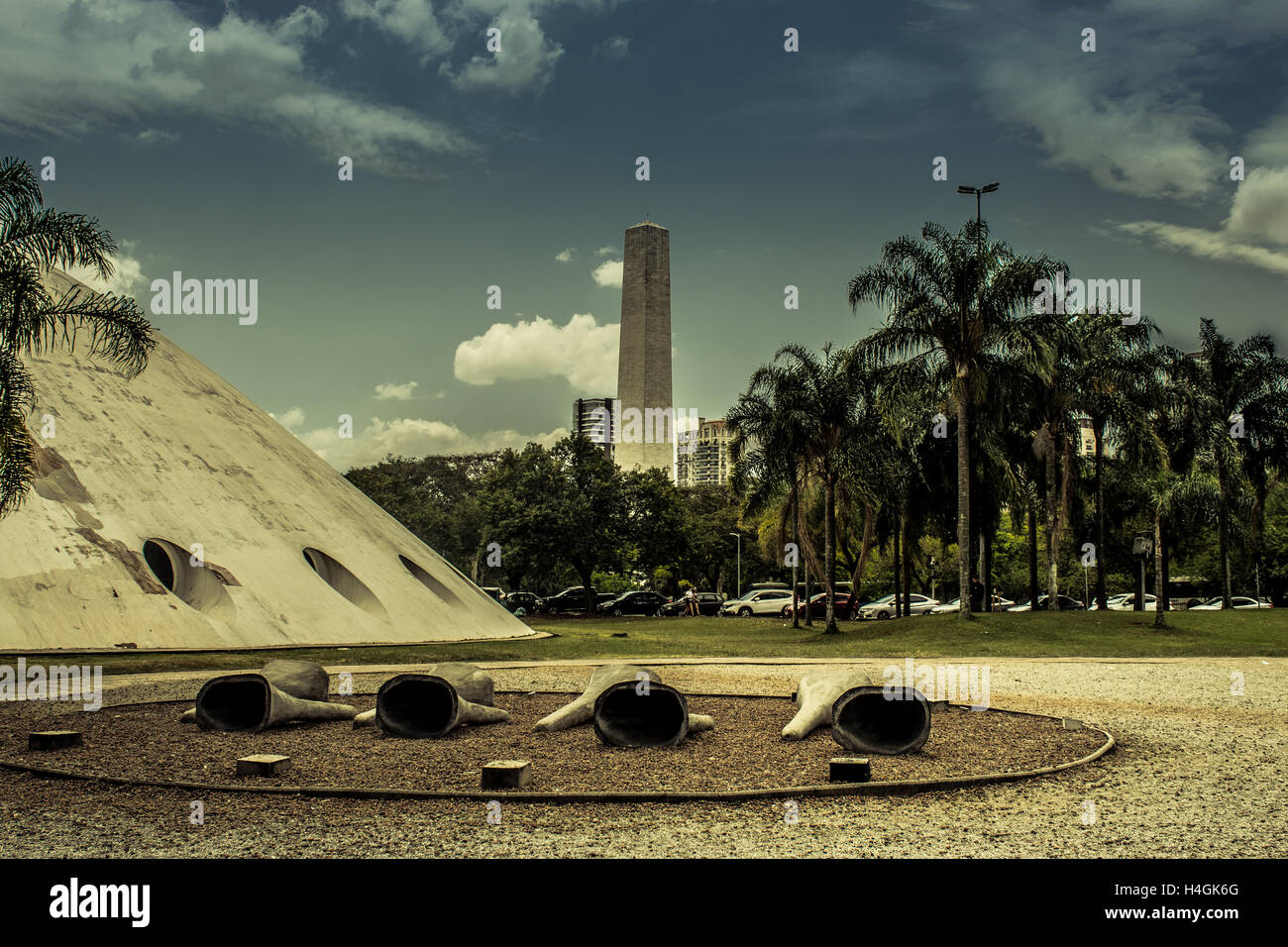 Ibirapuera Park in São Paulo, Brasilien Stockfoto