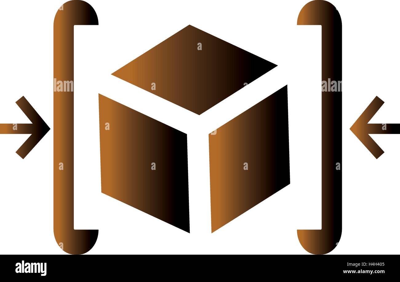 Komprimieren von Daten-Symbol. AI 8 unterstützt. Stock Vektor