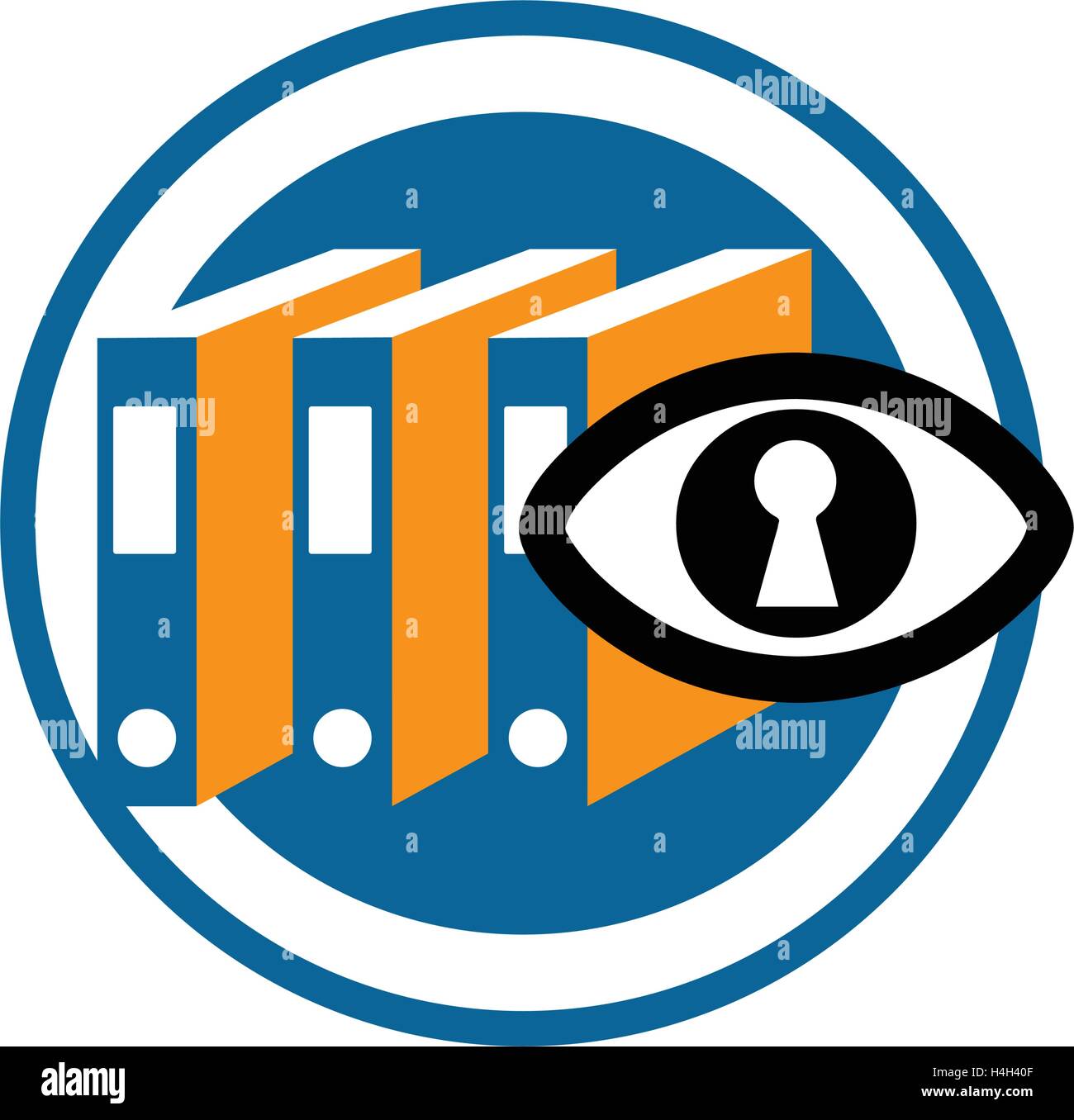 Komprimieren von Daten-Symbol. AI 8 unterstützt. Stock Vektor