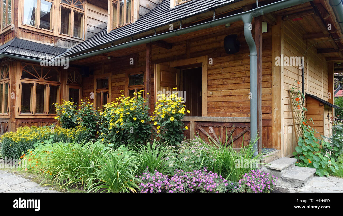 Das Museum Villa Atma, Zakopane, Podhale, Polen Stockfoto