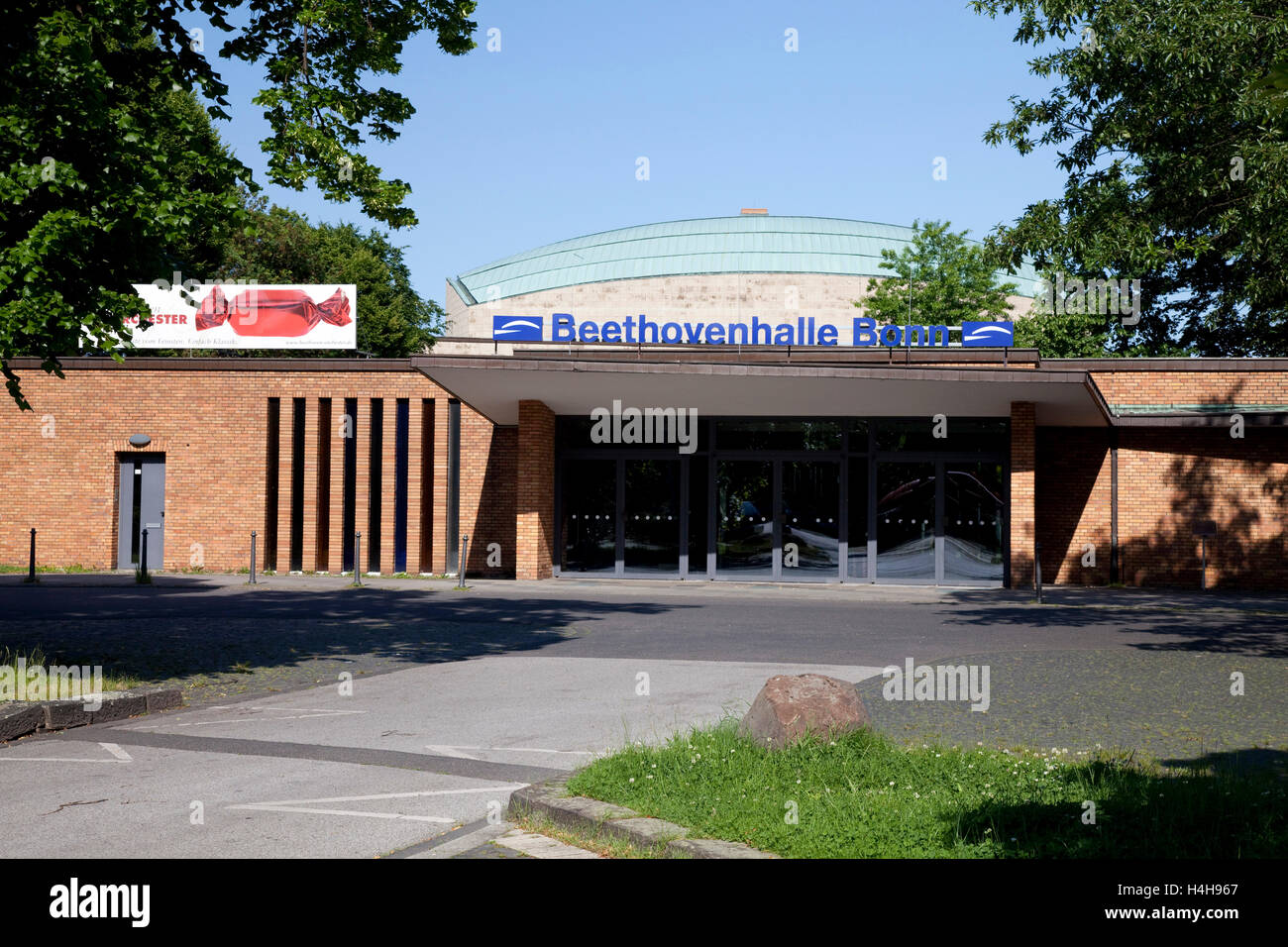Beethovenhalle Halle, Bonn, Rheinland, Nordrhein-Westfalen Stockfoto