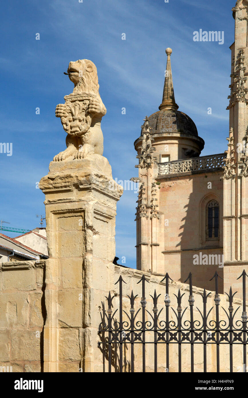 Kathedrale. Segovia. Kastilien-León. Spanien. Stockfoto