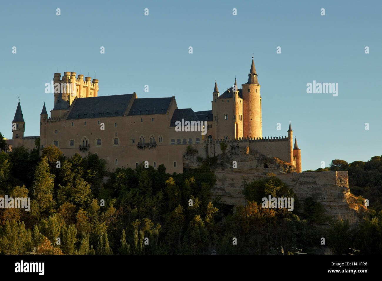 Alcazar. Segovia. Kastilien-León. Spanien. Stockfoto