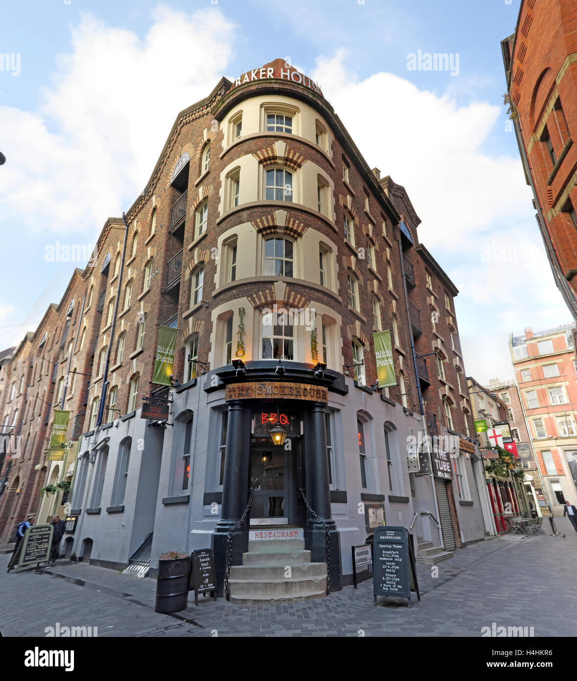 Baker House, Cavern Walks, Liverpool. Formelle Sondenabteilung Stockfoto