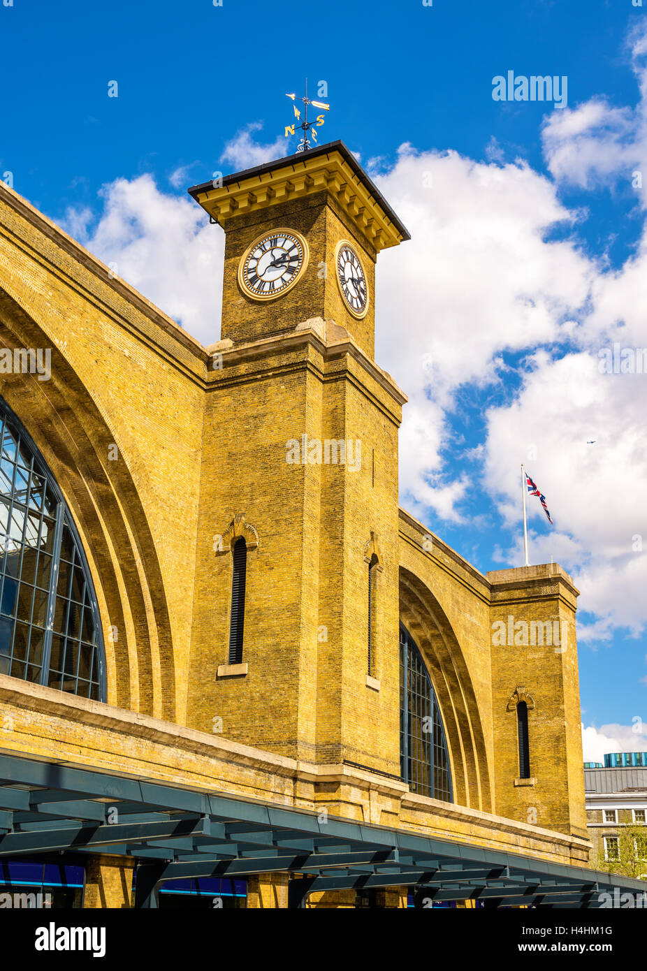 Kings Cross Bahnhof in London - England Stockfoto