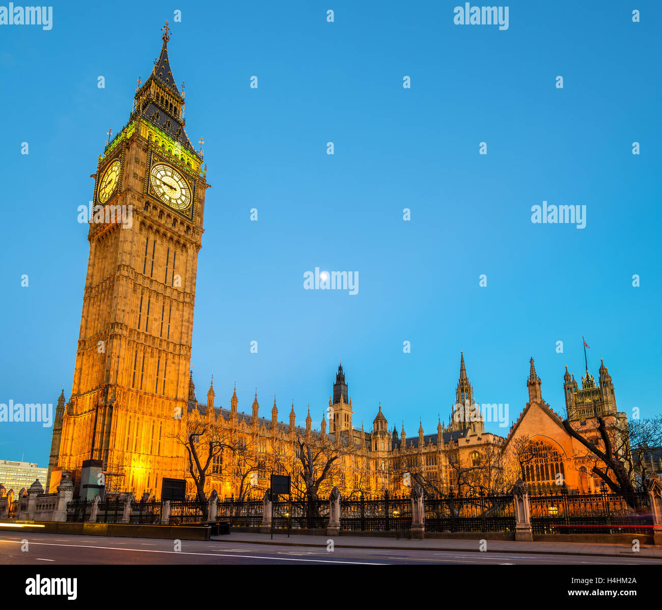 Elizabeth Turm des Palace of Westminster (Big Ben) Stockfoto