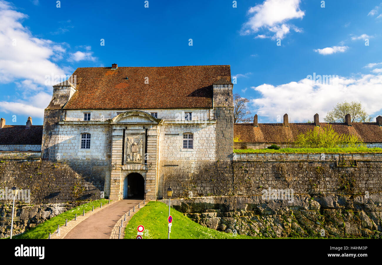 Eingangstor der Zitadelle von Besançon - Frankreich Stockfoto