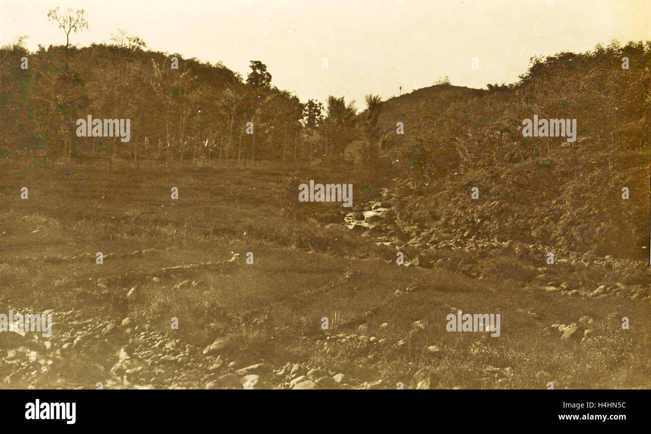 Java-Landschaft zwischen Garut und Tassik-Malaya, Indonesien, Anonymous, 1900-1920 Stockfoto