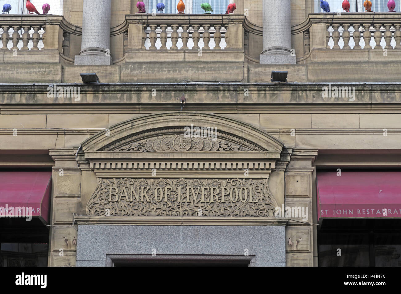 Bank Of Liverpool building, Merseyside, England, UK Stockfoto