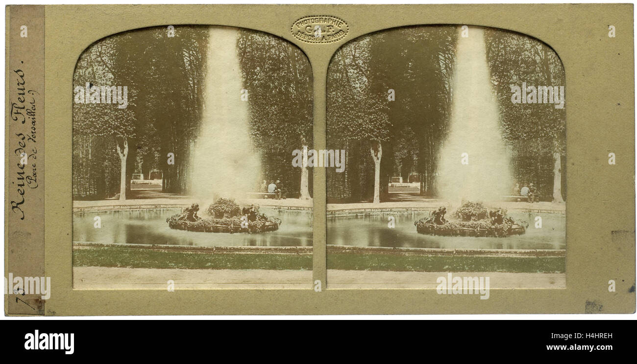 Königin der Blumen Parc de Versailles Frankreich, Florent Grau, 1855-1875 Stockfoto