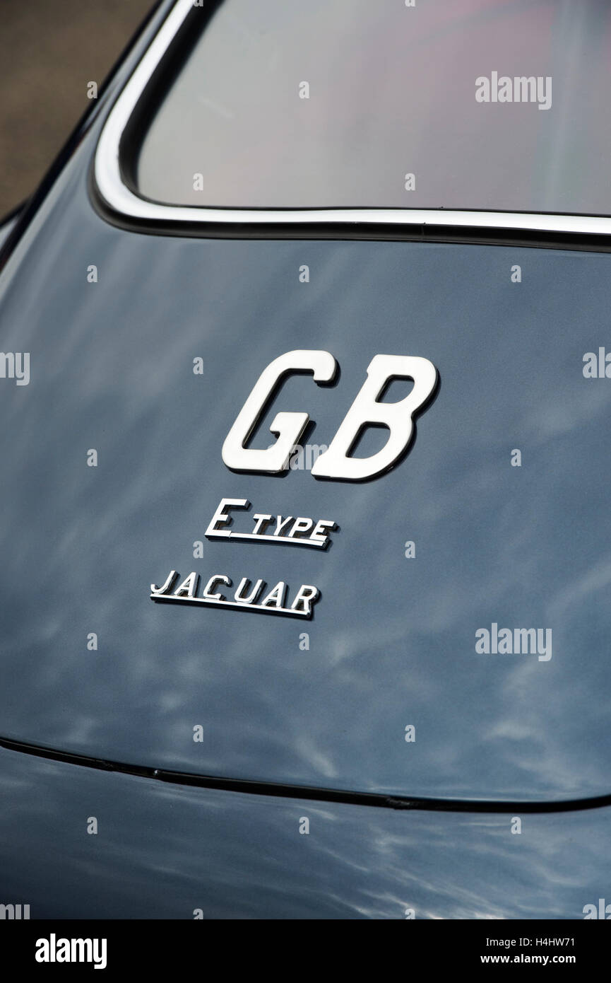 1962 Jaguar E Typ Auto hinten Stockfoto