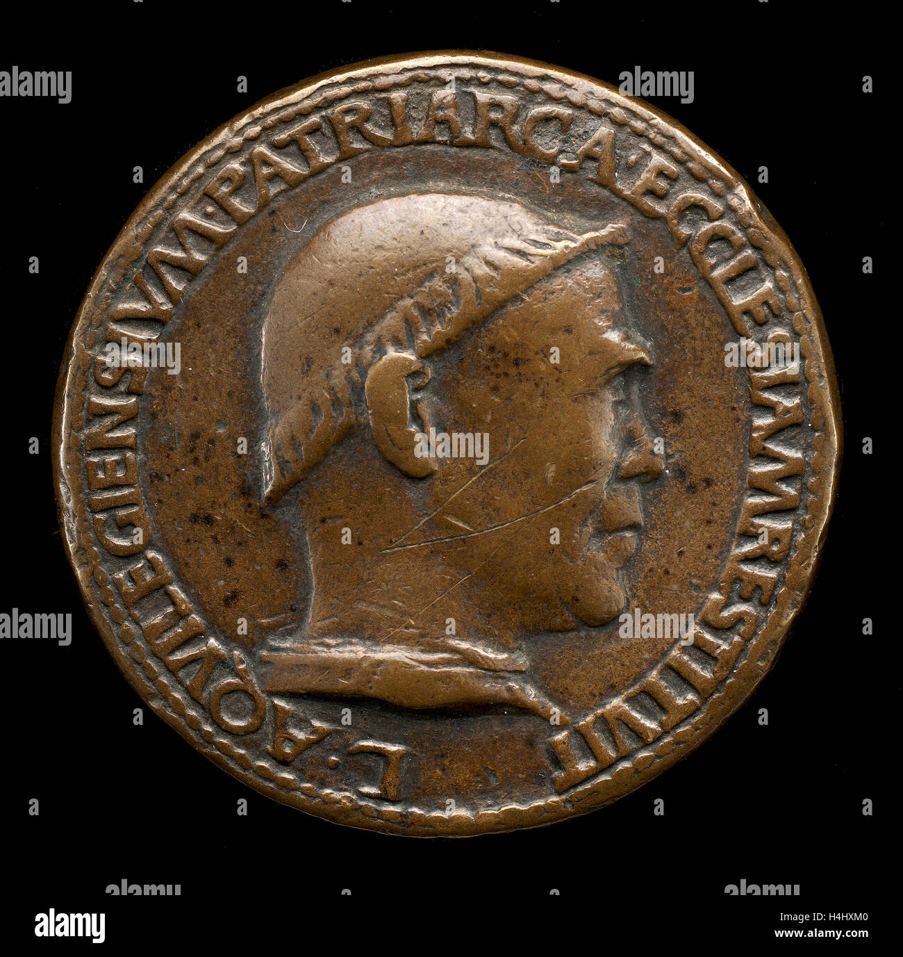 Matteo de' Pasti, Sigismondo Pandolfo Malatesta, 1417-1468, Herr von Rimini und Fano [Vorderseite], Italienisch, c. 1420 - 1467-1468 Stockfoto