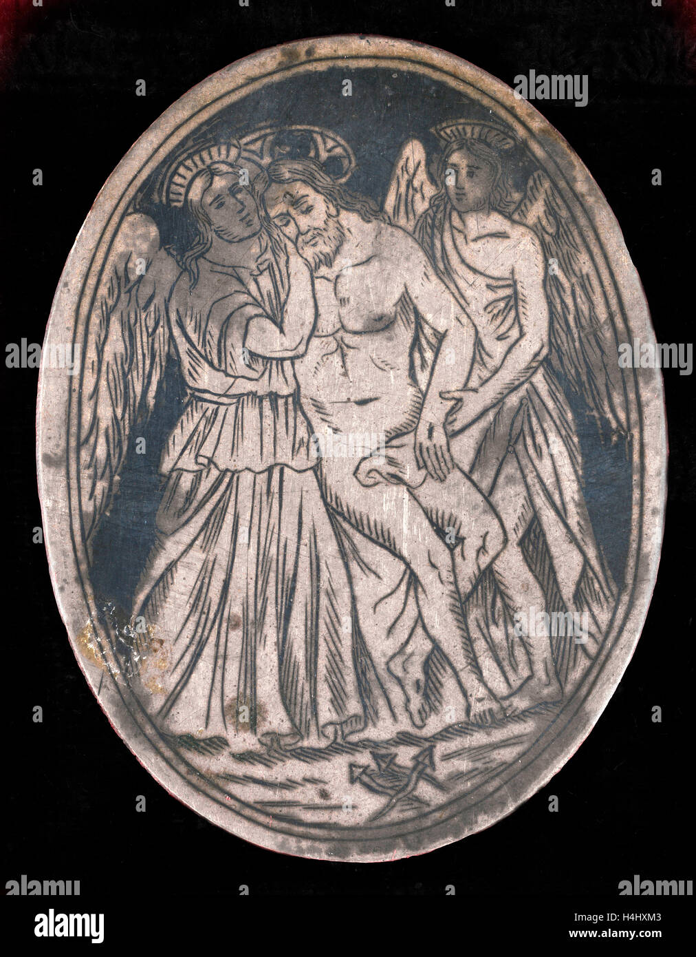 Caradosso Foppa, Julius II. (Giuliano della Rovere, 1443-1513), Papst 1503 [Vorderseite], Italienisch, c. 1452 - 1526-1527, 1506, bronze Stockfoto