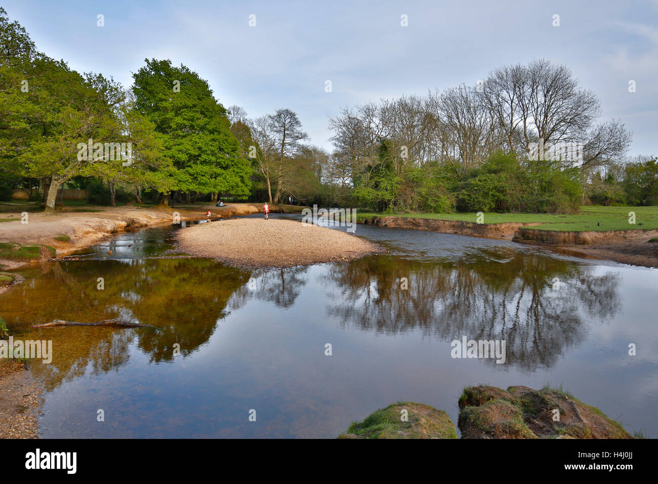Lymington Fluß; Brockenhurst; New Forest; UK Stockfoto
