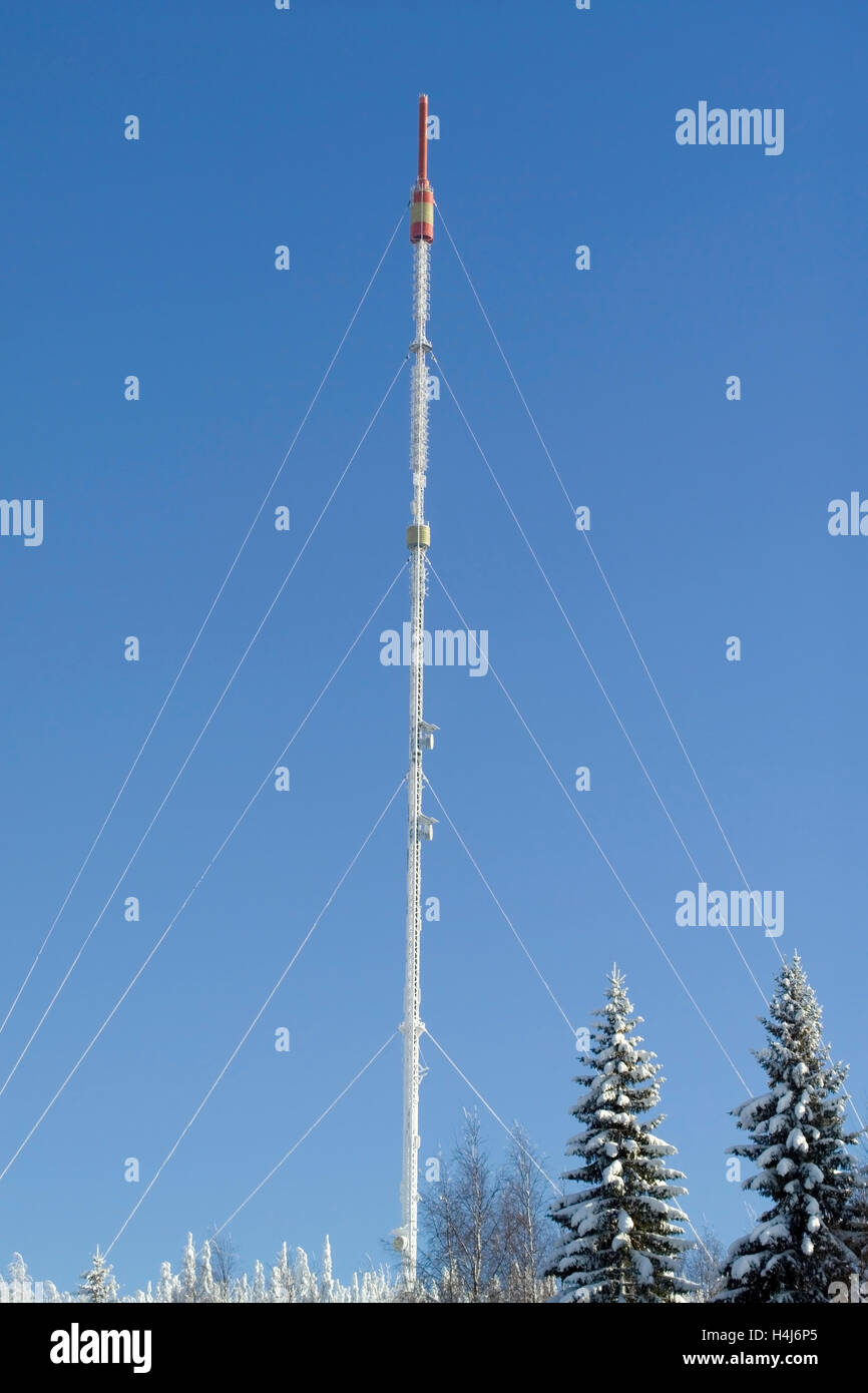 TV-Sendemast, Sotkamo Finnland Stockfoto