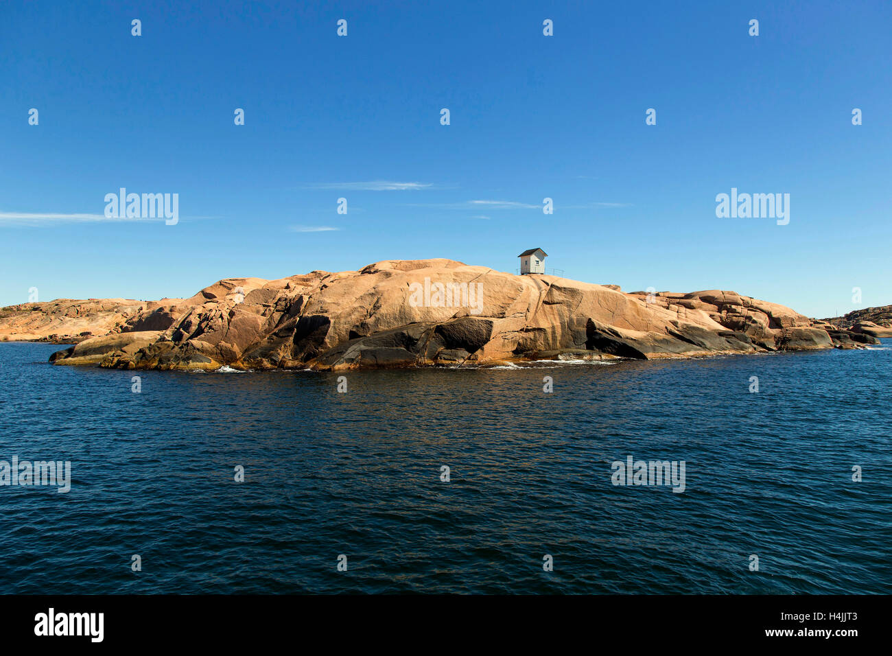 Schäreninsel Insel, Bohuslän-Küste, Westschweden, Schweden Stockfoto