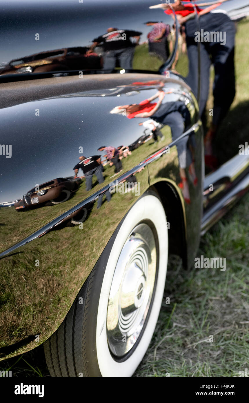 Kustom Kulture 2010, Hot Rods, custom Cars, Oldtimer und Chopper, Flughafen Schwarze Heide in Bottrop-Kirchhellen Stockfoto