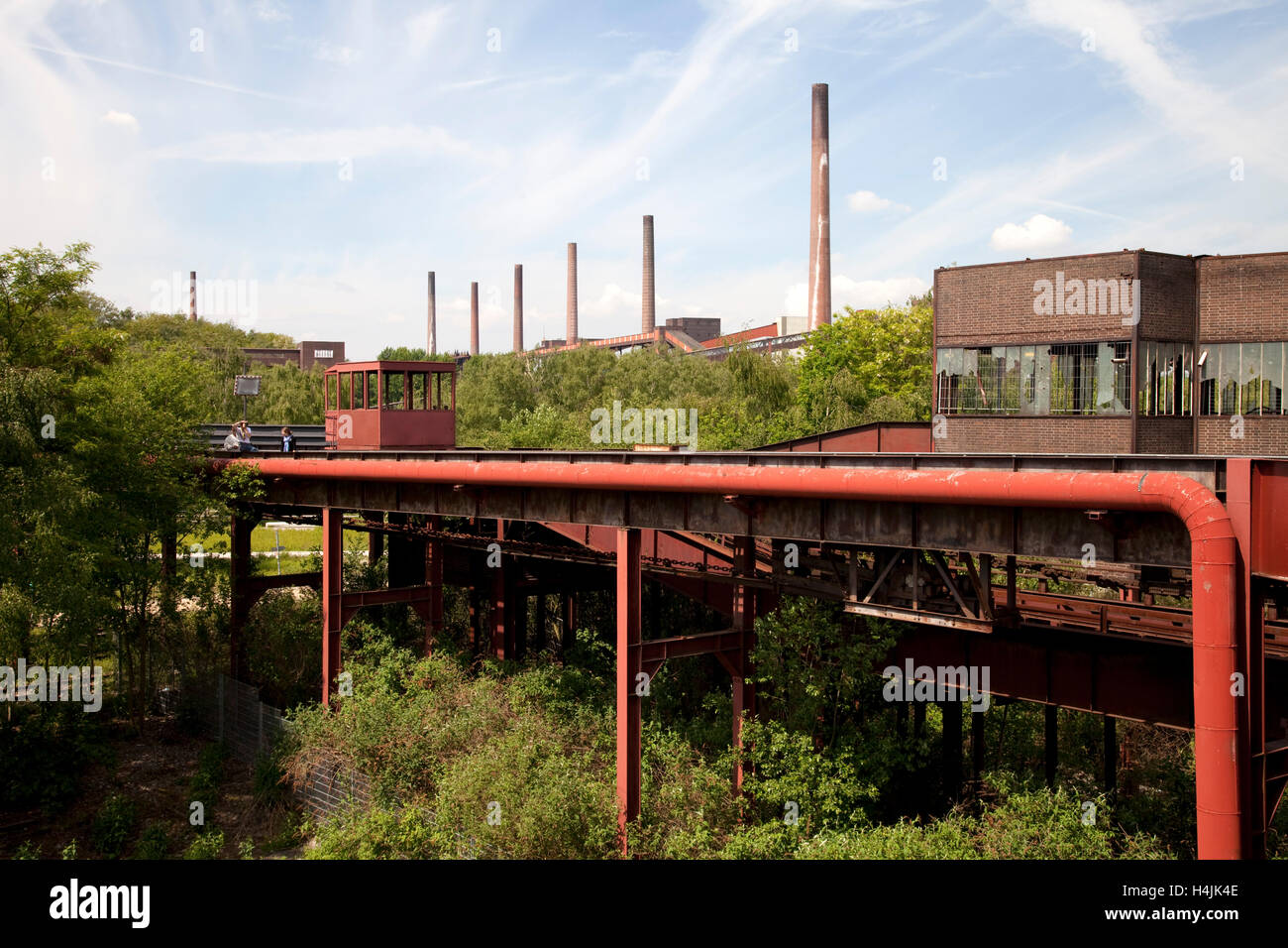 Zeche Zollverein, ehemalige Zeche, UNESCO-Weltkulturerbe, Essen, Ruhrgebiet, Nordrhein-Westfalen Stockfoto