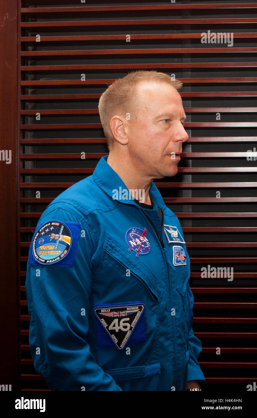 Edinburgh, UK. 17. Oktober 2016. Edinburgh International Science Festival in Zusammenarbeit mit der Europäischen Weltraumorganisation ein Abend mit Tim Peake und Tim Kopra in Usher Hall Edinburgh. Pako Mera/Alamy Live-Nachrichten Stockfoto