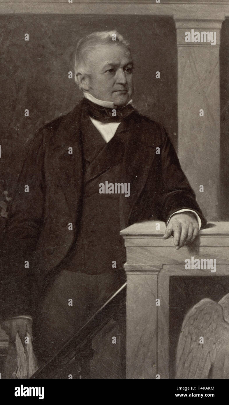 Gemälde von Paul Delaroche: Porträt M. Thiers, Robert Jefferson Bingham, Goupil & Cie, 1858 Stockfoto