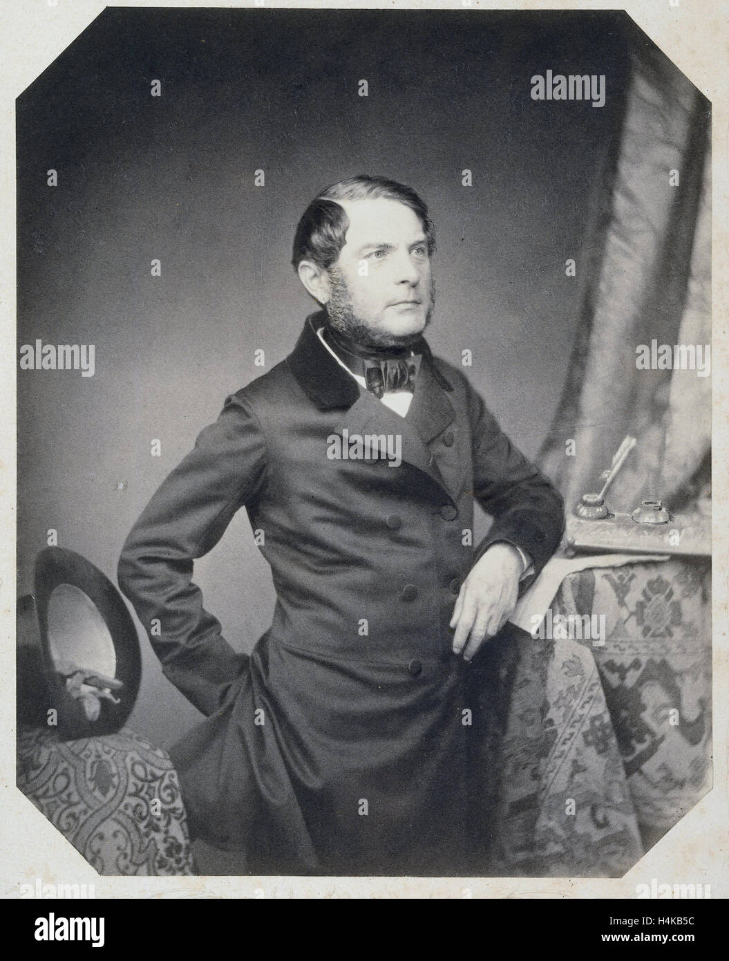 Porträt von Zwierzina, Franz Hanfstaengl, 1855 Stockfoto