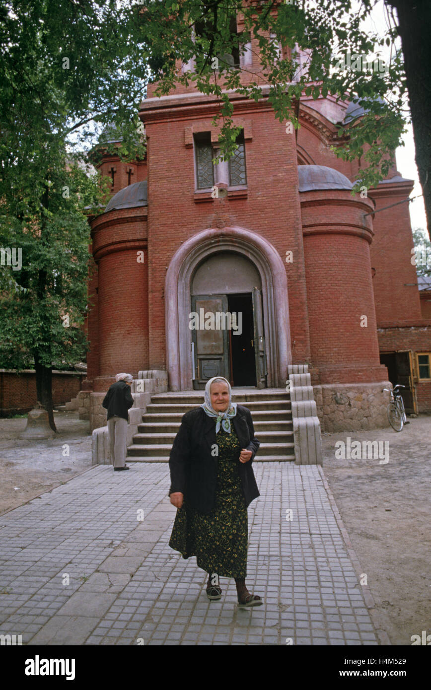 Harbin Russen in Russisch-orthodoxe Kirche, Harbin, Heilongjiang Provinz, China Stockfoto