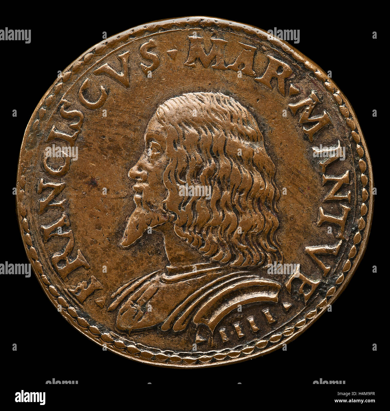 Gian Marco Cavalli, Italienisch (vor 1454 - In oder nach 1508), Francesco II Gonzaga, 1466-1519, 4. Marquess von Mantua 1484 Stockfoto