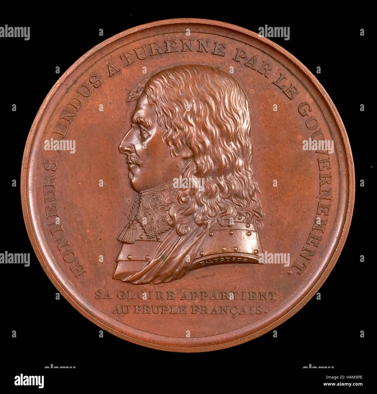 Henri Auguste, Henri De La Tour d ' Auvergne, Vicomte de Turenne, 1611-1675, Marschall von Frankreich 1643 [Vorderseite], Französisch, geboren 1759 Stockfoto