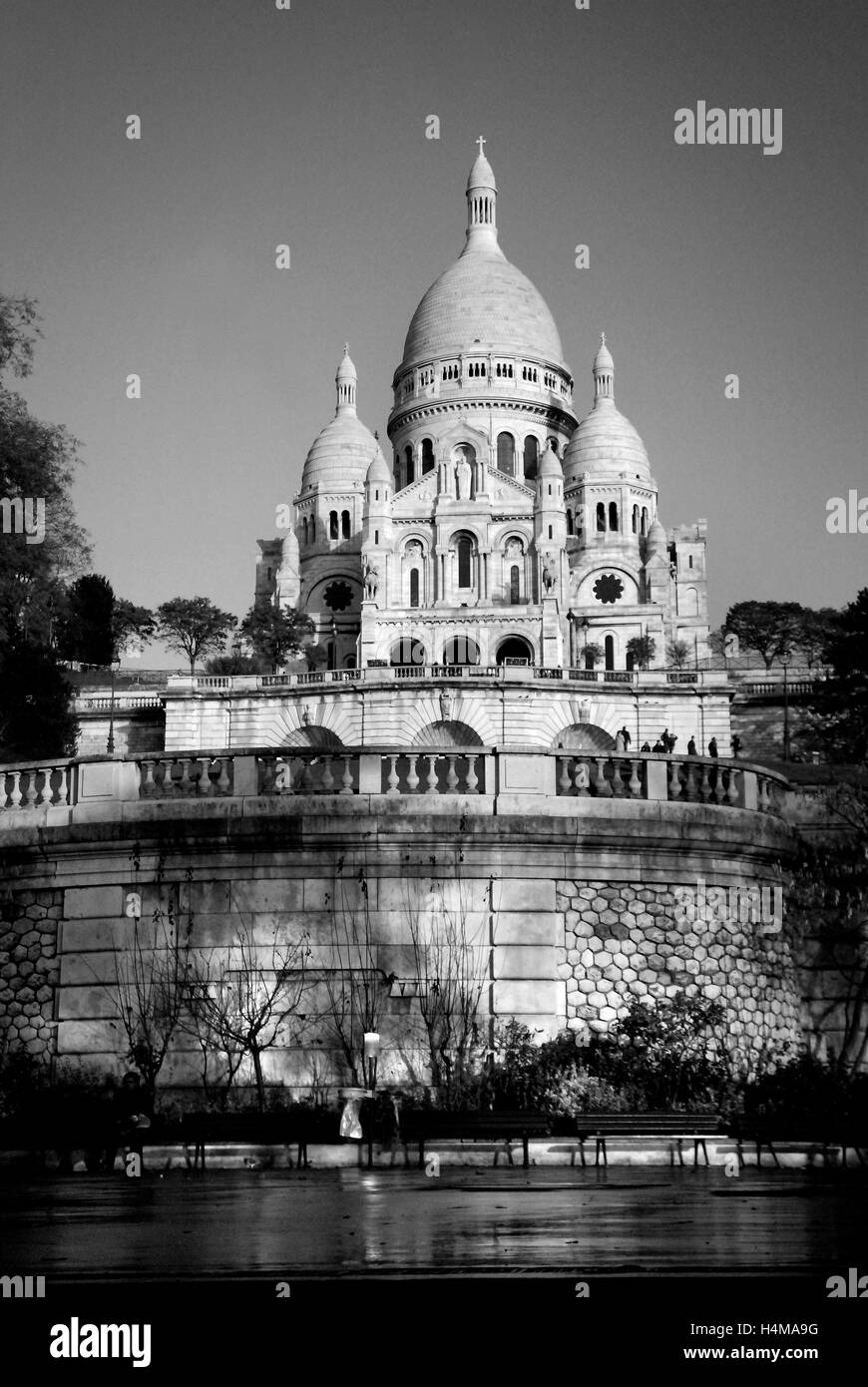 Sacre Coeur, Paris Stockfoto
