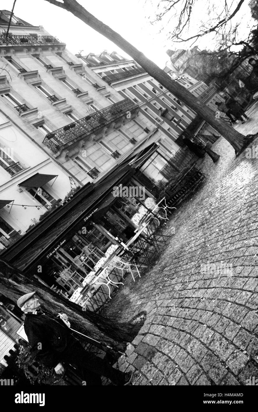 Rue Paul Albert, Montmartre, Paris Stockfoto