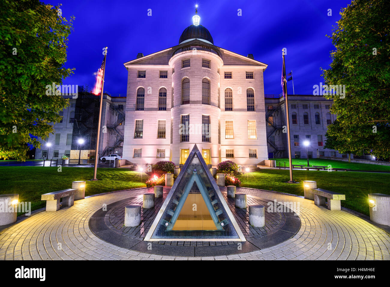 Das Maine State House in Augusta, Maine, USA. Stockfoto