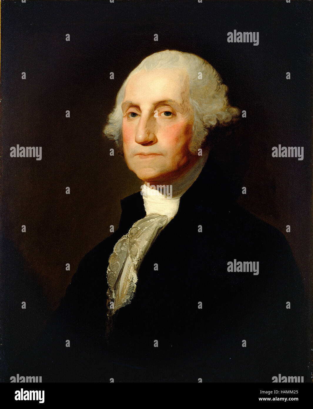 Gilbert Stuart, George Washington, American, 1755-1828, c. 1803-1805, Öl auf Leinwand Stockfoto
