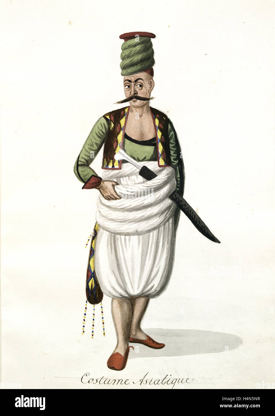 Kostüm Asiatique. [63], Mahmud II., Sultan der Türken, 1784-1839, (Patron) Stockfoto