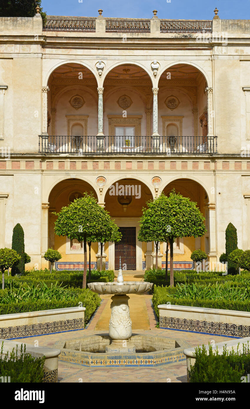 La Casa de Pilatos (Pilatus Haus) Sevilla Andalusien, Spanien Stockfoto