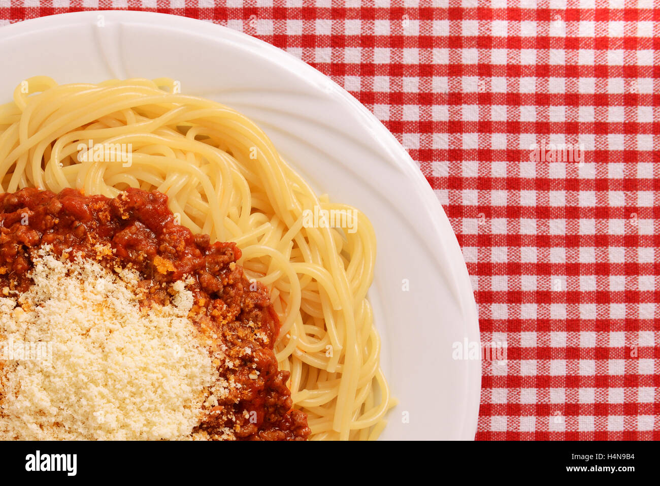 Spaghetti Bolognese Stockfoto