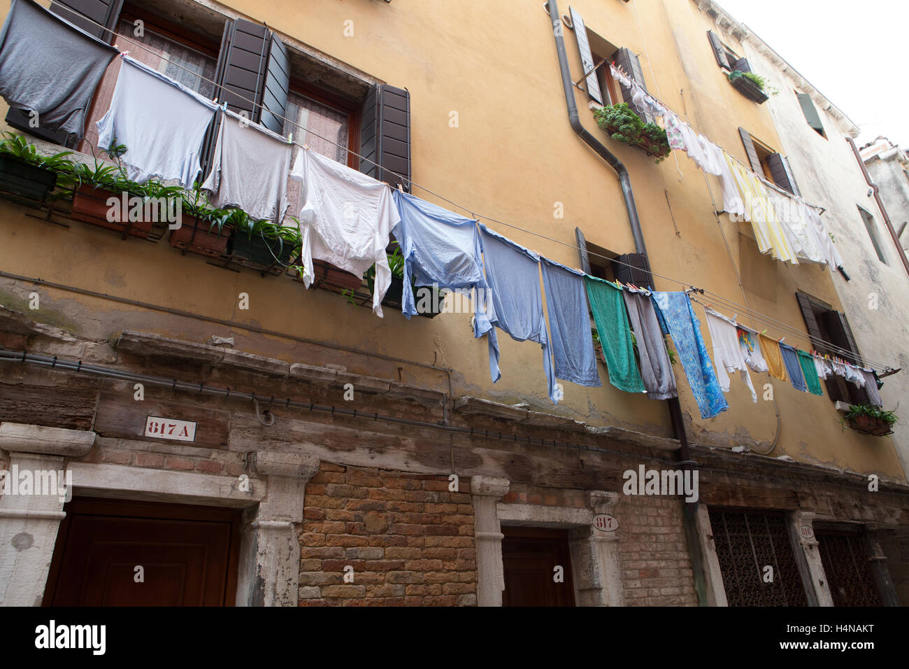 Waschen, Venedig, Italien Stockfoto