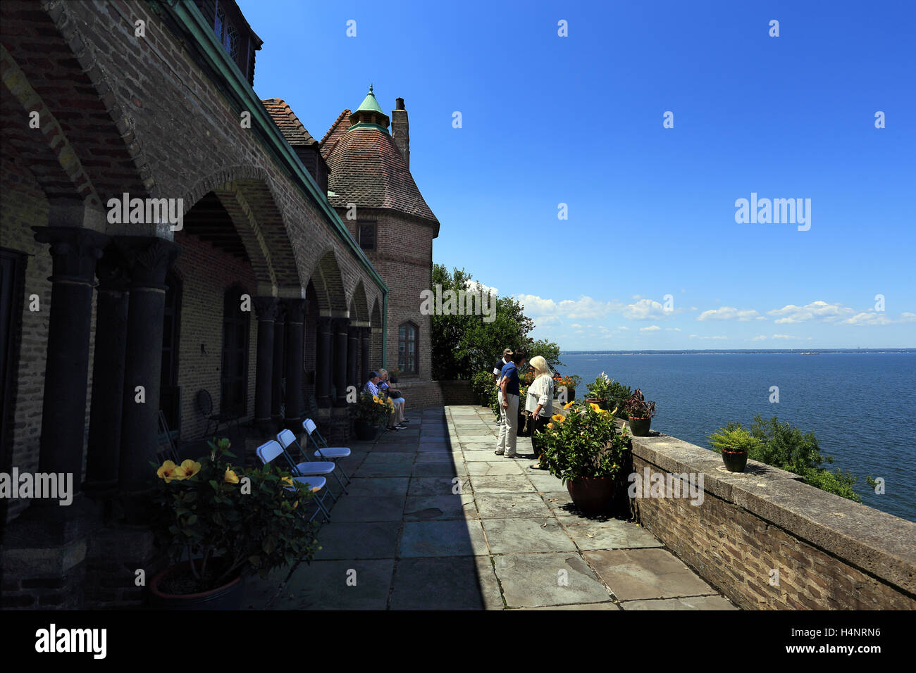 Falaise der Goldküste Herrenhaus von Harry F. Guggenheim Sands Point Long Island New York Stockfoto