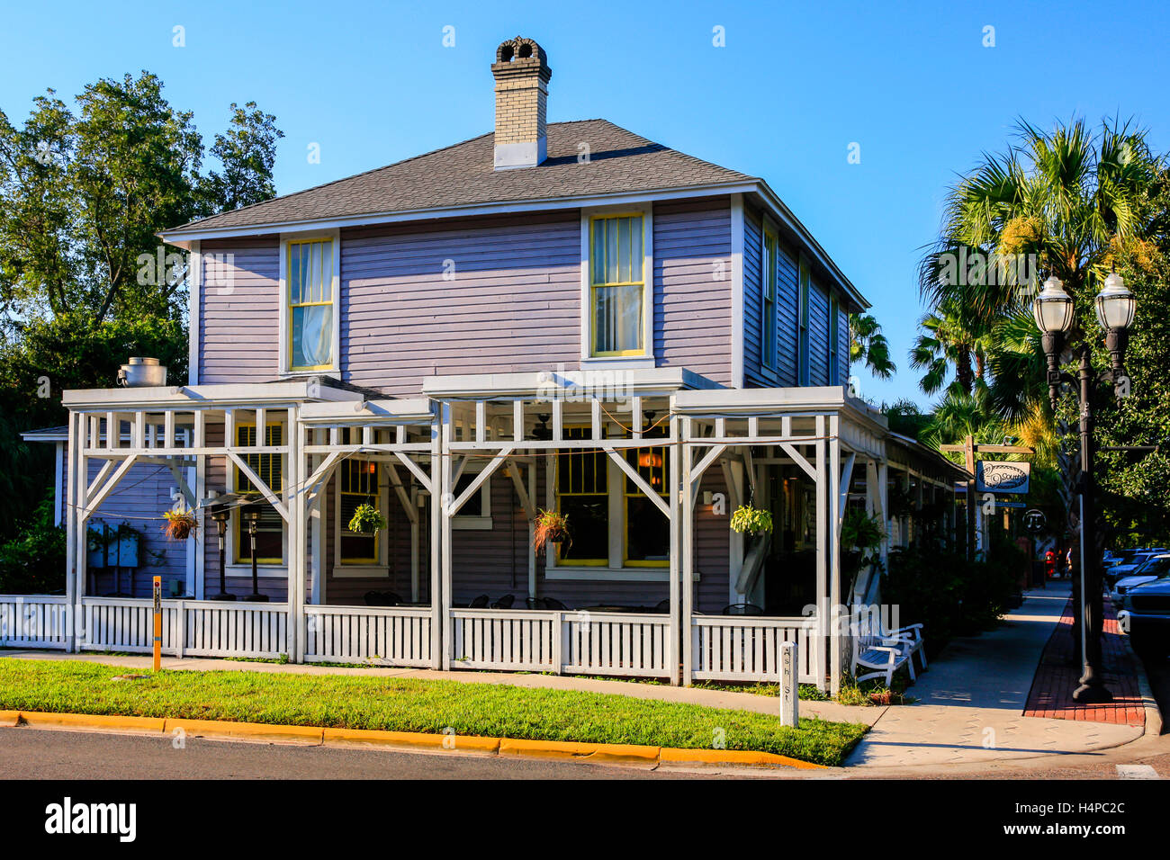 29 S 3rd Street Restaurant im historischen Viertel von Fernandina Beach City in Florida Stockfoto