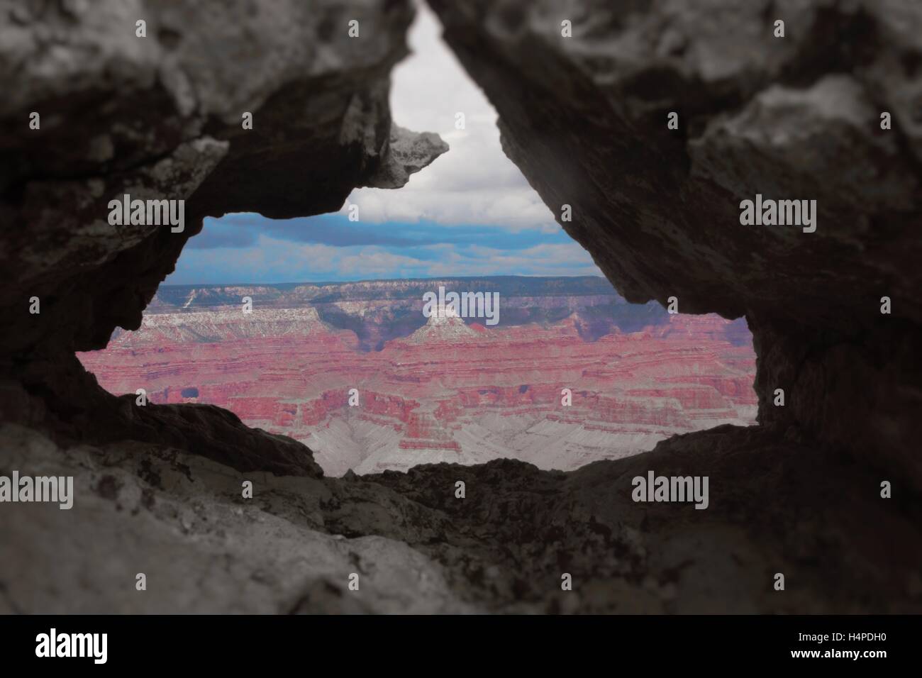 Eine andere Ansicht des South Rim, Grand Canyon, Arizona. Stockfoto