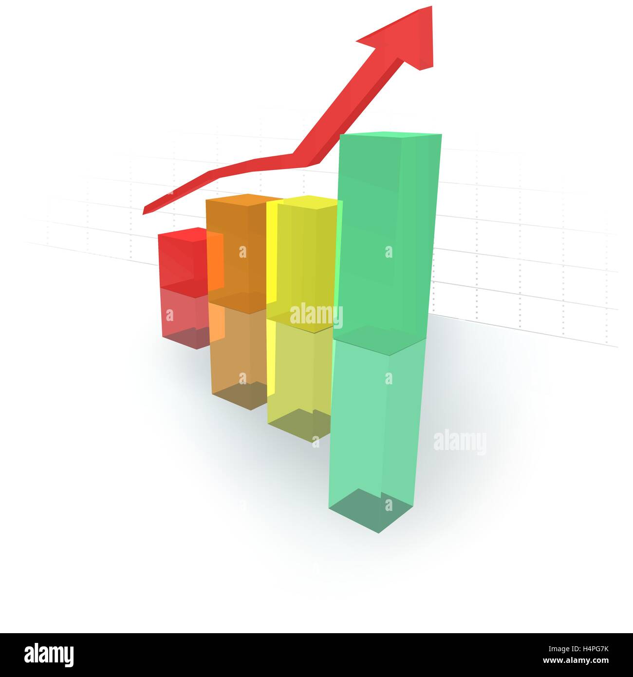 Erfolg-Diagramm Stock Vektor